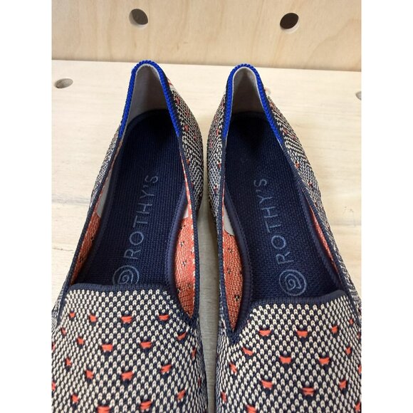 Rothy’s The Loafer Womens Size 9 Slip On Ballet Flats Shoes Retired Coral Dot - Picture 7 of 8
